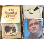 A large Collection of Easy Listening Lps & 78's (2 trays)