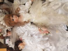 Four Vintage Porcelain Dolls to include one Lavenda example (4)