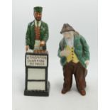 Coalport Character Figures Pie Maker ( chip to base ) & Hiker(2)