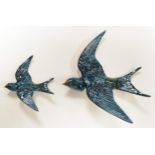 Beswick Swallows wall plaques: 757-1 & 757-3(2)