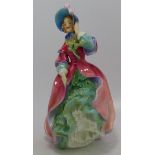 Royal Doulton Lady Figure Spring Morning Hn1922, restuck neck