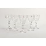 Boxed Praga for De Lamerie Fine Bone China un decorated glass crystal Red Wine Glasses, height