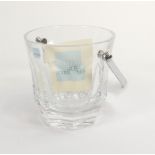 Boxed Serves for De Lamerie Fine Bone China heavy Undecorated Glass Crystal Ice Bucket