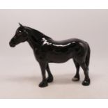 Beswick black Dales pony 1671. No backstamp to horse