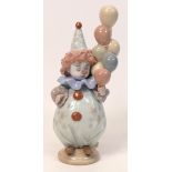 Lladro Figure of Clown , height 18.5cm