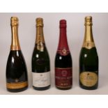 A collection of Sparkling Wines to include Moscato Rosso, 1990 Pol Roger, Tesco Cava & 2009