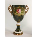 Boxed Twin Handled Goblet, height 23cm