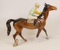 Beswick racehorse and jockey 1037. 1 leg A/F but present