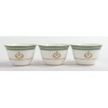 De Lamerie Fine Bone China heavily gilded Tea Bowls, specially made high end quality item, Made in