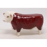 Beswick Hereford Bull 1363A