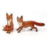 Beswick Fox 1440 & 1016a(2)