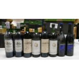 A collection of vintage wines to include 1991 Vinha Do Monte Alentejo Vinho Regional, 1991 Chateau
