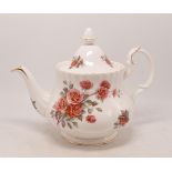 Royal Albert Centennial Rose patterned tea pot