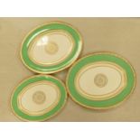 Three Large Paragon Platters with Geometric Designs, largest 46cm(3)