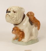 Kevin Francis `The British Bulldog` jug, modelled by Andy Moss, limited edition 181 of 500, in the