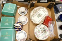 A mixed collection of items to include Royal Doulton Boxed & similar Christmas Cups & Saucer sets,
