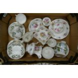 A mixed collection of items to include Hammersley & Floral decorated tea ware etc