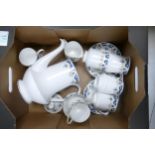 Paragon Coniston coffee set. 6 cups & saucers, milk, sugar and coffee pot