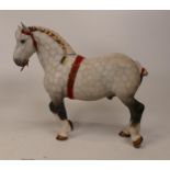 Beswick Percheron 2464. missing some reigns