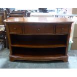 Wills and Gambler Alder Wood and Cherry Veneer Bow fronted sideboard 121cm wide