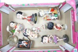 A collection of various Betty Boop figures . Some damages (7)