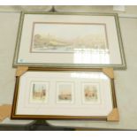 G.W Birks Limited Editon Northern Art Themed Prints, largest 44 x 68cm(2)
