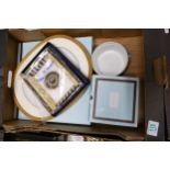 A mixed collection of items to include Royal Worcester Boxed Tray, Minton Buckingham Patterned