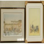G.W Birks Limited Edition Northern Art Themed Prints, largest 60 x 49.5cm(2)