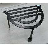 Wrought Iron Fireplace Trivet, width 46cm