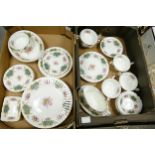 Royal Albert Berkeley Patterned Tea & dinner ware(2 trays)