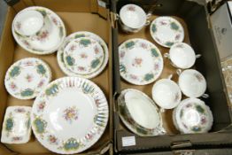 Royal Albert Berkeley Patterned Tea & dinner ware(2 trays)