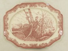 Very Large Wedgwood Royal Game patterned Turkey Platter, length 51cm