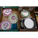 A mixed collection of items to include Wedgwood Royal Horticultural Society Year plates, boxed