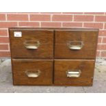 Office Type Vintage Chest of 4 drawers
