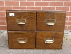 Office Type Vintage Chest of 4 drawers
