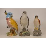 Beswick Cockatoo 1180 together with Osprey and Kestrel decanters (empty) (3)