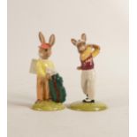 Royal Doulton Bunnykins Figures to include Caddy & Golfer, both boxed(2)