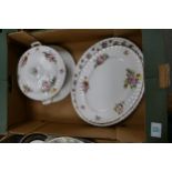 A mixed collection of items to include Royal Albert Sweat Pea patterned large platter, Royal