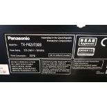 Panasonic viera 42' Flat screen TV Model no - TX-P42VT30B together with matching TV stand