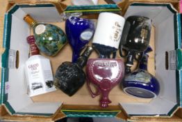 A collection of Wade Whisky & Spirit Decanters including Grand Old, Tribute, Hunting Scot, Chivas