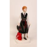 Francesca China Figure Old Girls Centenary Figure for Orme Girls Newcastle Under Lyme, limited