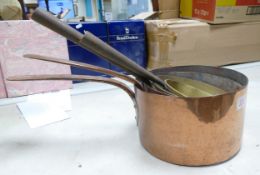 Quality Copper & Brass Vintage Sauce Pans