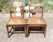 Two 19th Century Farmhouse Chairs(2)