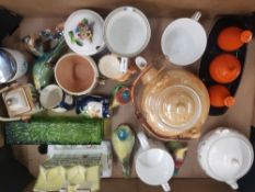 Mixed Collection of Ceramic Items to include Coalport Mulberry Hall figure, Crown Staffordshire