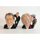 Bairstow Manor limited edition character jugs David Cameron with Nick Clegg, Margaret Thatcher