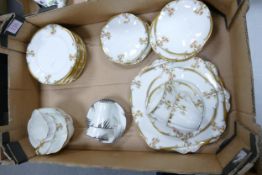 A mixed collection of items to include Royal Albert Crown China Floral decorated te ware, Art Deco