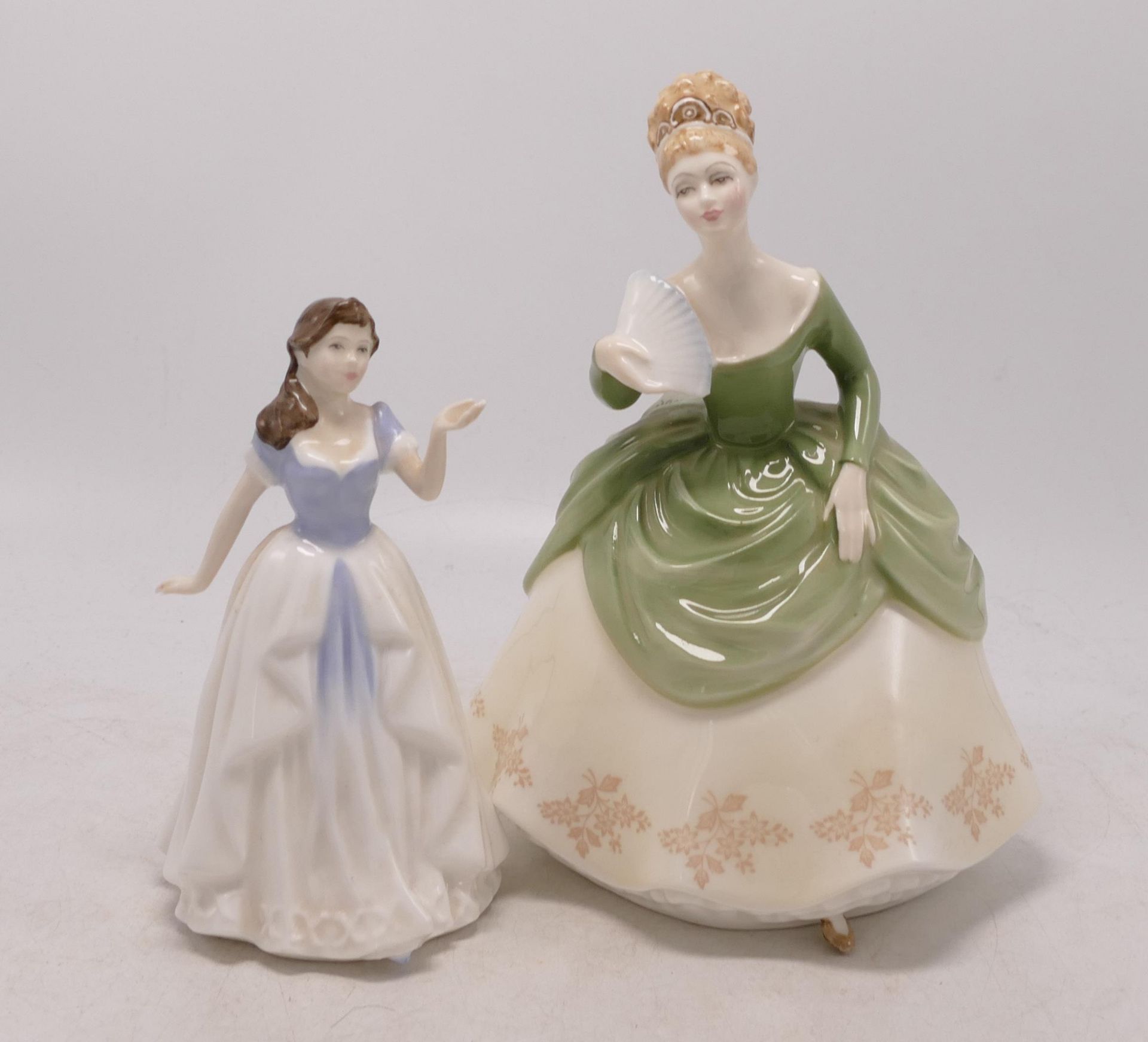 Royal Doulton lady figures Soiree Hn2312 & With All My love Hn4213(2)
