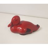 Royal Doulton Flambe Duckling