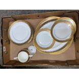 Royal Grafton Regal Pattern Dinner ware items to include 12 Salad plates, 12 side plates, 2