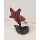 Royal Doulton Flambe fox